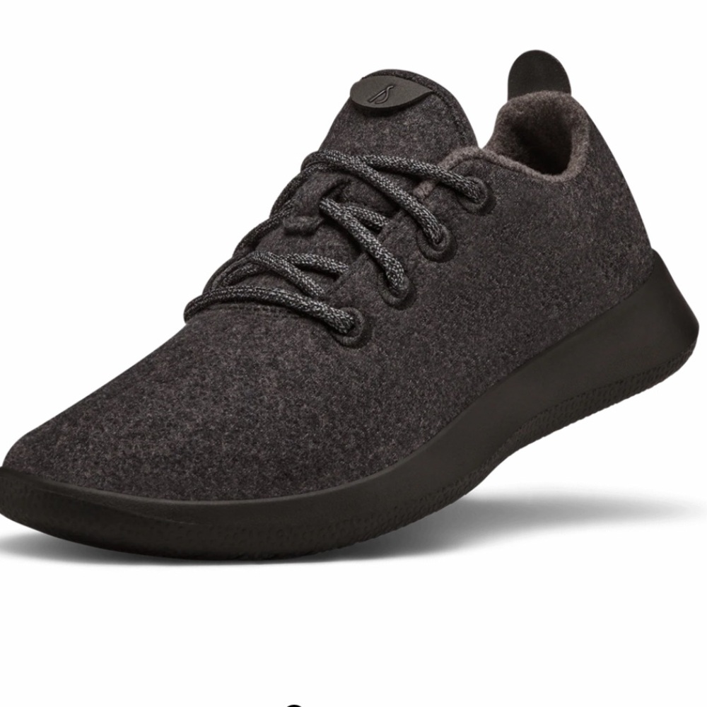 {Sz9}Allbirds Women's Wool Dark Grey Sneakers